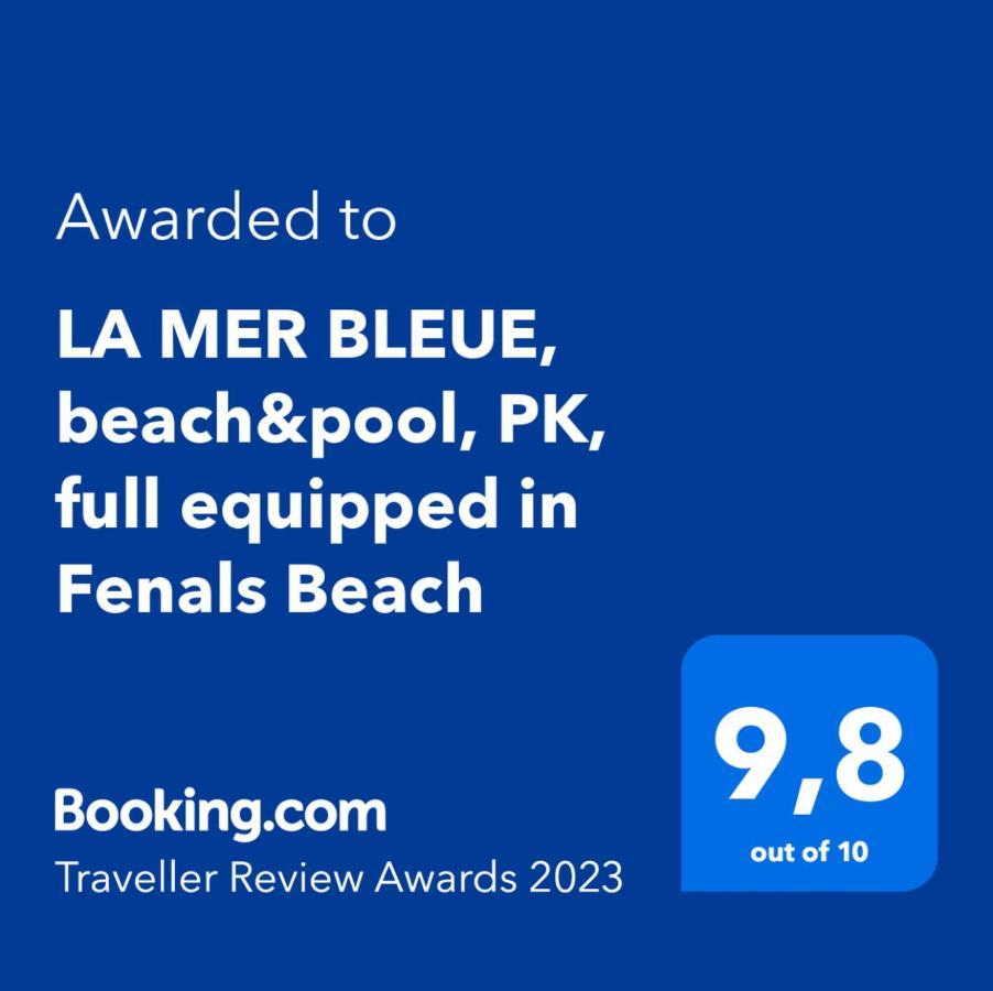 Seahomes Vacations, La Mer Bleue, Beach&Pool, Pk, Full Equipped In Fenals Beach リョレート・デ・マル エクステリア 写真